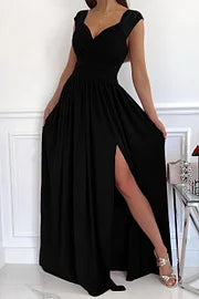 Lorena - Robe sans manches en dentelle met ouverture sur le bas et dans le dos
