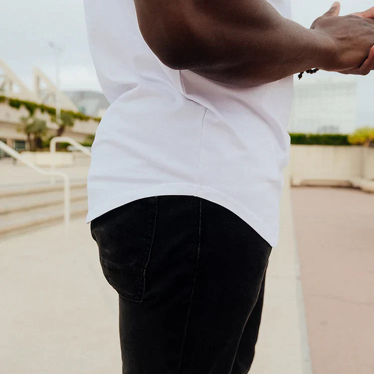 Aaron™ - nauwsluitend t-shirt met atletische snit