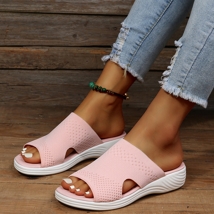 Vienna Comfort™️ Open Teen Mesh Flip-Flop Sandalen met Stevige Zool
