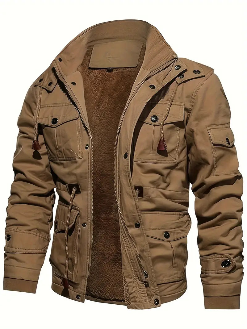 Silas | Hooded Cargo Winterjas