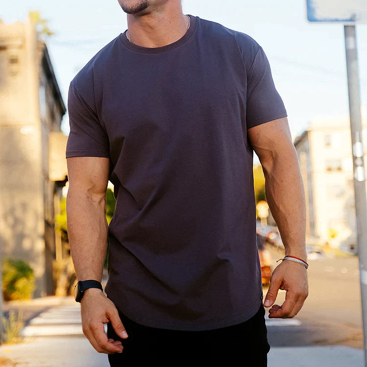 Aaron™ - nauwsluitend t-shirt met atletische snit