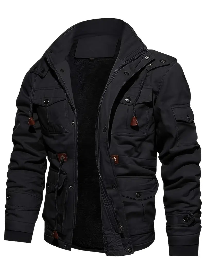 Silas | Hooded Cargo Winterjas