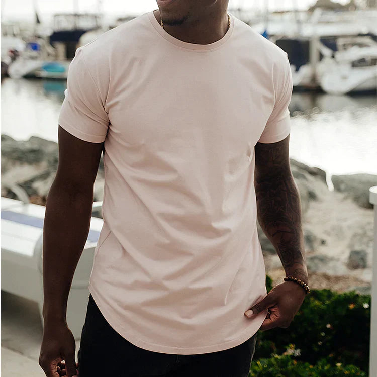 Aaron™ - nauwsluitend t-shirt met atletische snit