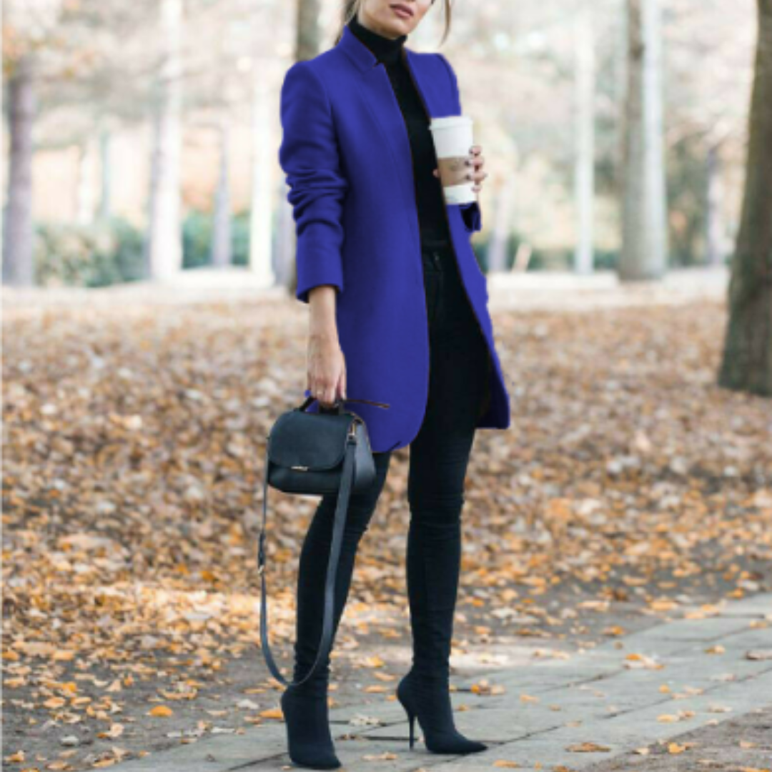 Reginel | Dames Herfst/Winterjas met Opstaande Kraag