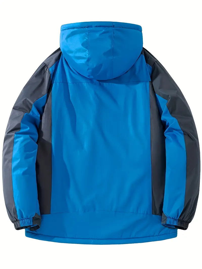 Robin - Warme Winterjas voor Heren - Dikke Fleece Jas met Capuchon en Winddicht