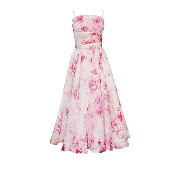 Elegante hangmatjurk met print