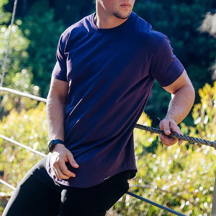 Aaron™ - nauwsluitend t-shirt met atletische snit