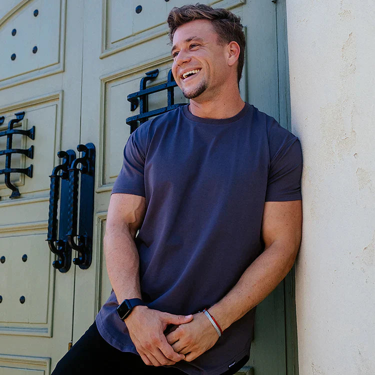 Aaron™ - nauwsluitend t-shirt met atletische snit