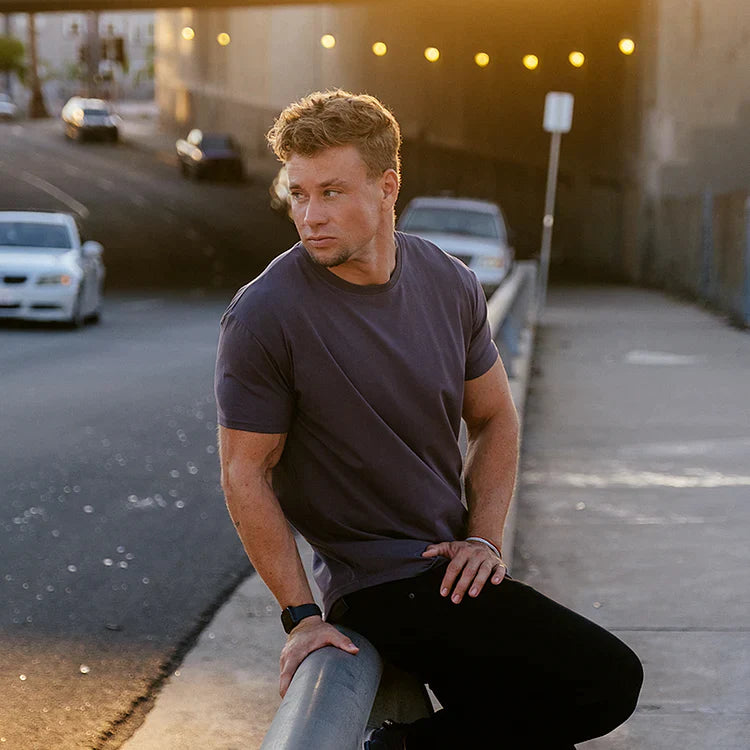 Aaron™ - nauwsluitend t-shirt met atletische snit