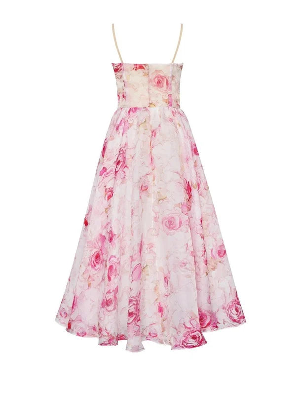 Elegante hangmatjurk met print