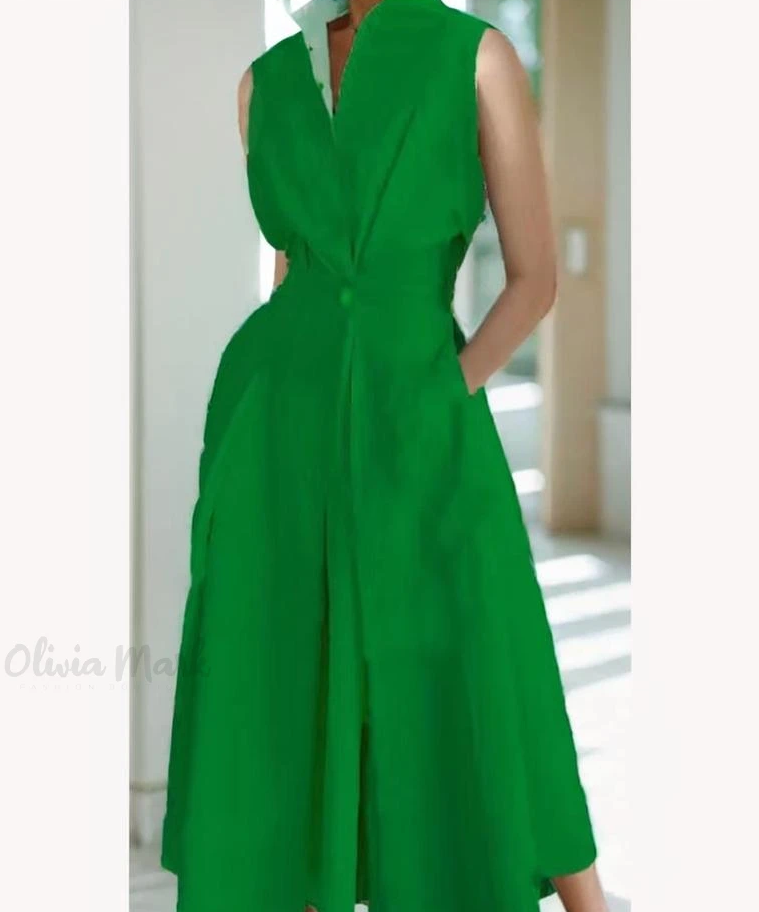 Valentina - Elegante V-hals met knopen