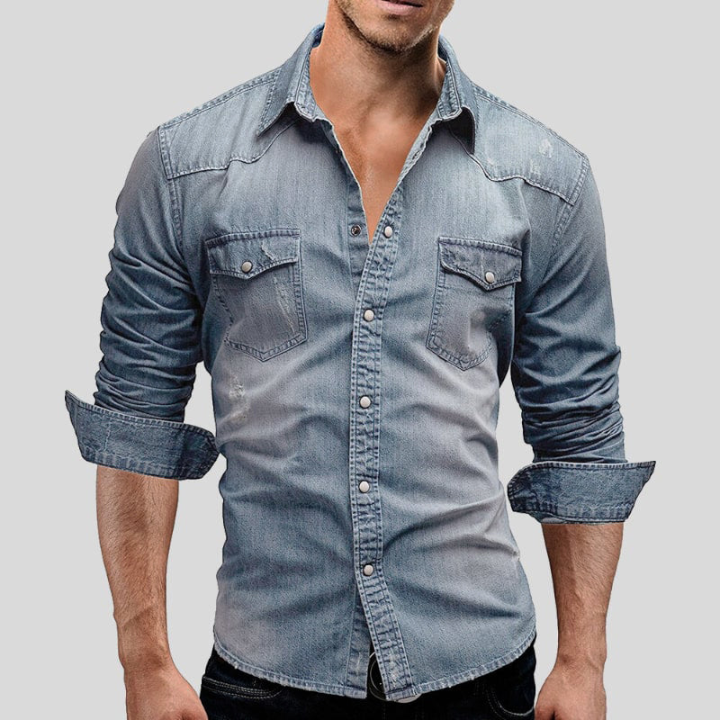 Owen - denim overhemd