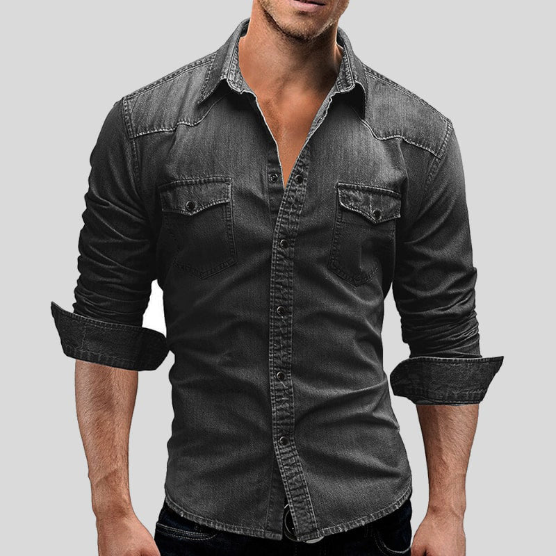 Owen - denim overhemd