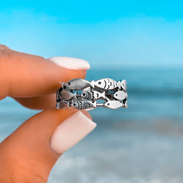 School van vis wrap ring