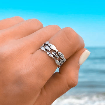 School van vis wrap ring