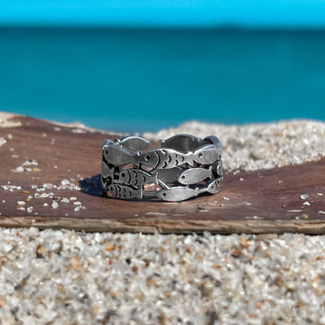School van vis wrap ring
