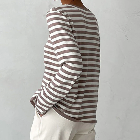Sarah - gestreept shirt met lange mouwen
