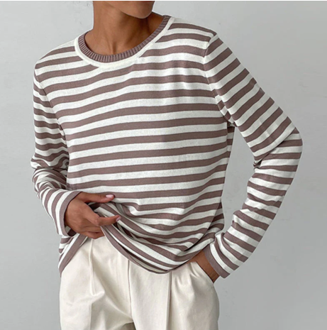 Sarah - gestreept shirt met lange mouwen