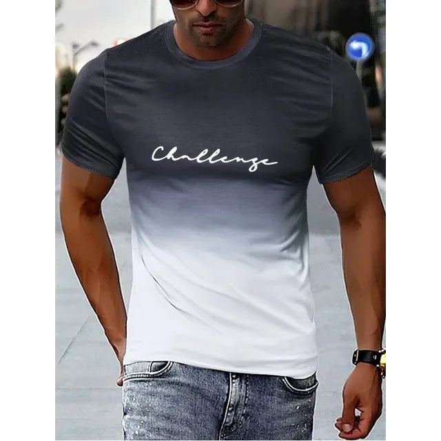 Tate | vintage heren t-shirt met kleurverloop