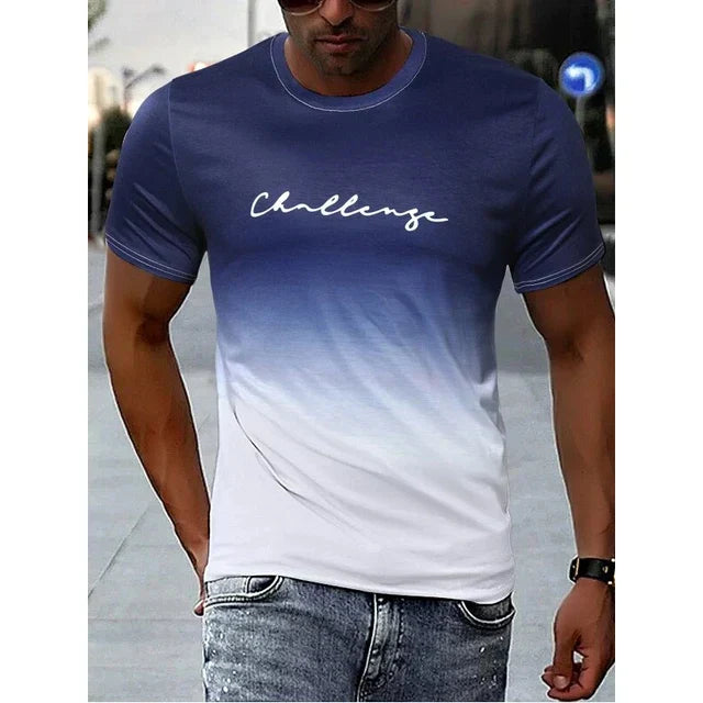 Tate | vintage heren t-shirt met kleurverloop