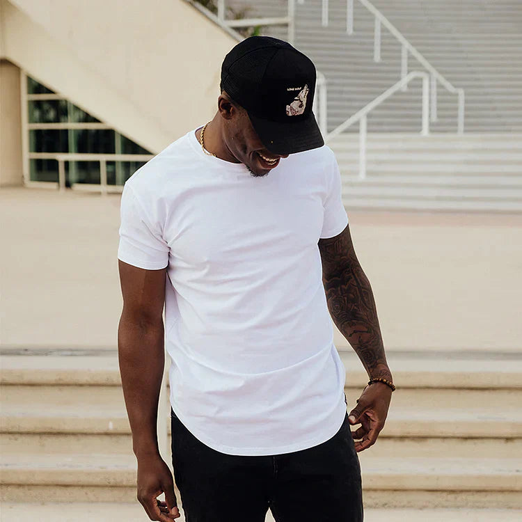 Aaron™ - nauwsluitend t-shirt met atletische snit