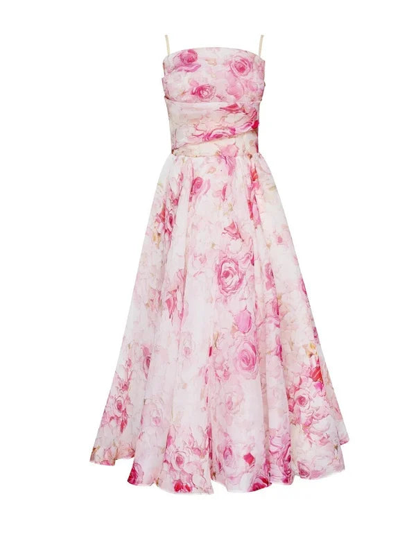 Elegante hangmatjurk met print