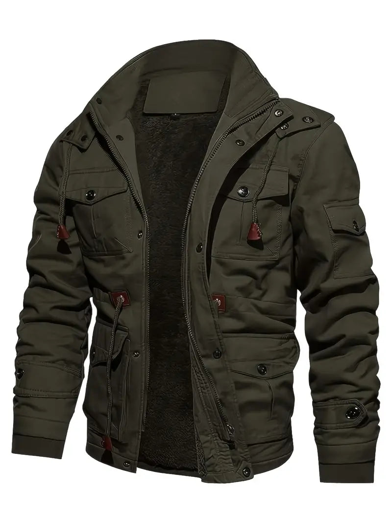 Silas | Hooded Cargo Winterjas