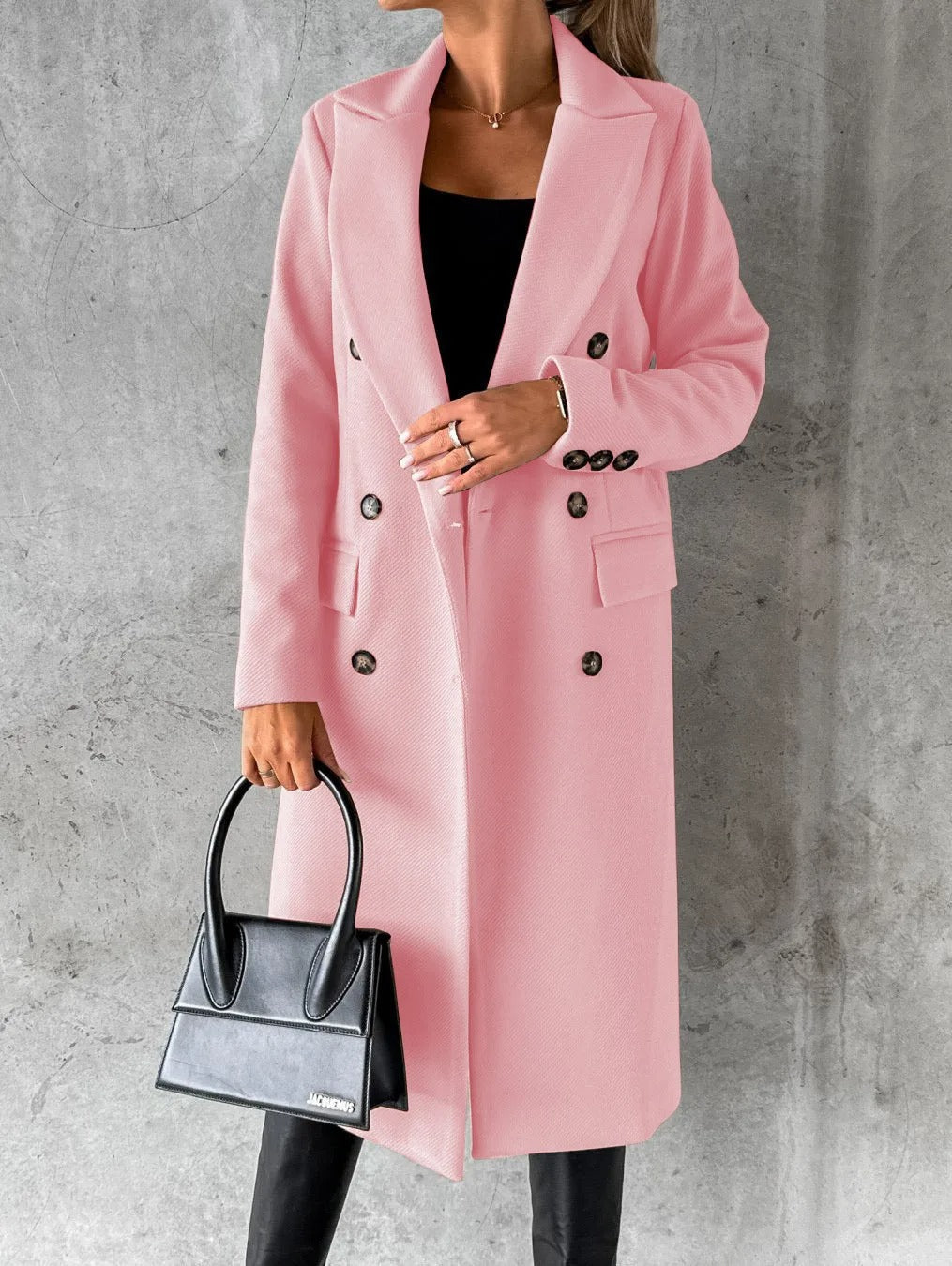 Elegante lange jas voor vrouwen - Pascalle