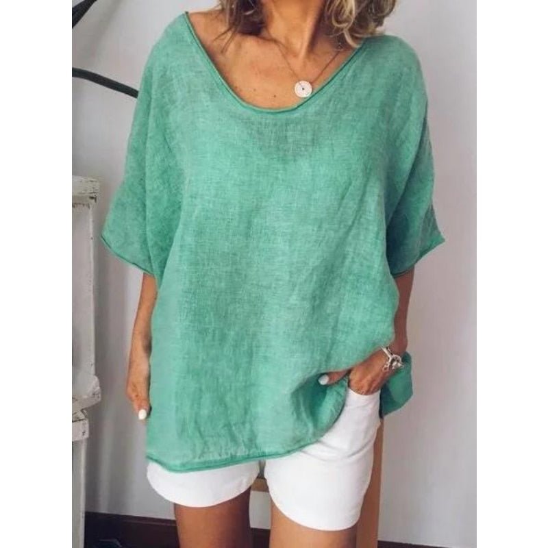 MiaSofia oversized linnen t-shirt