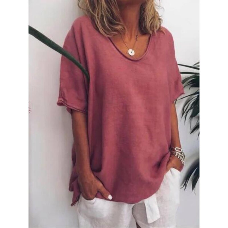MiaSofia oversized linnen t-shirt