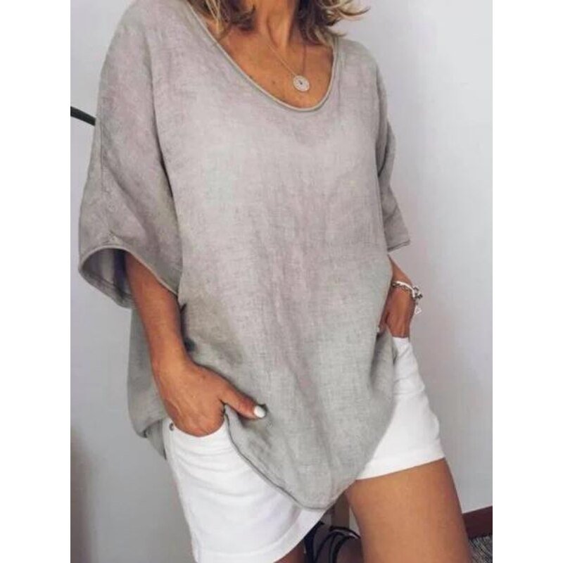 MiaSofia oversized linnen t-shirt