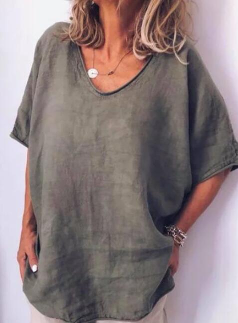 MiaSofia oversized linnen t-shirt