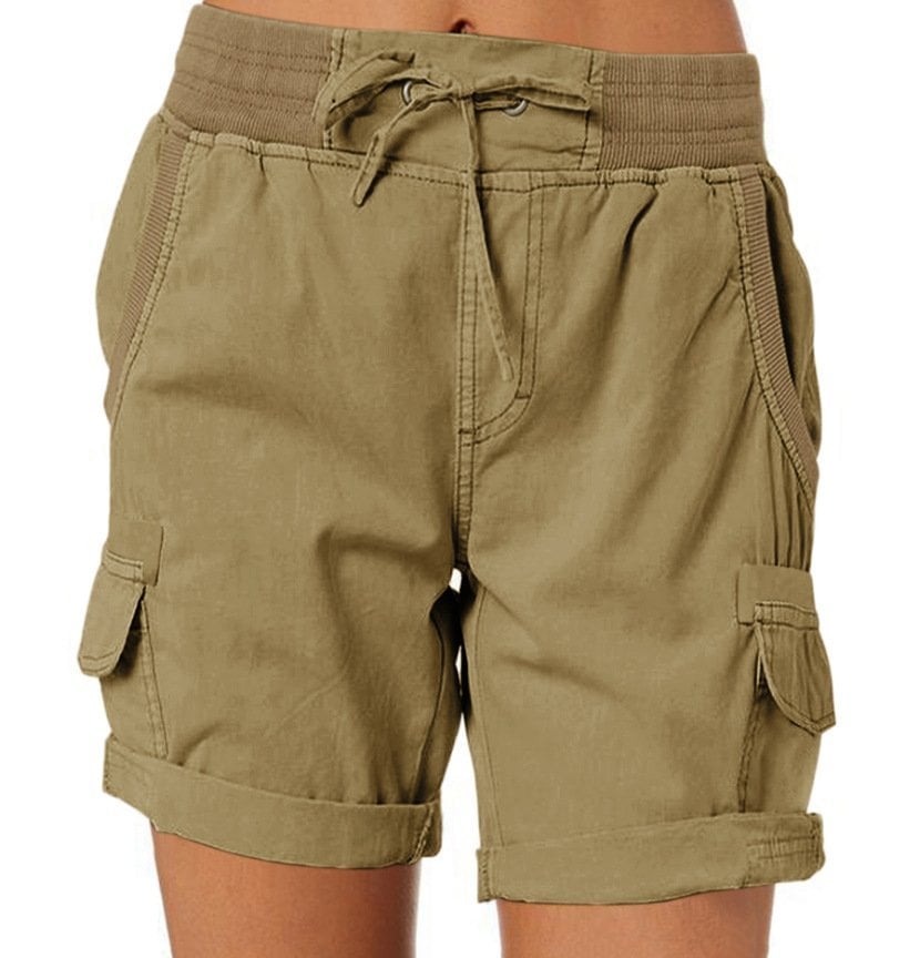 Mona | Korte broek met hoge taille
