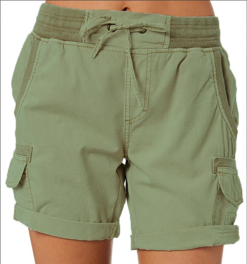 Mona | Korte broek met hoge taille