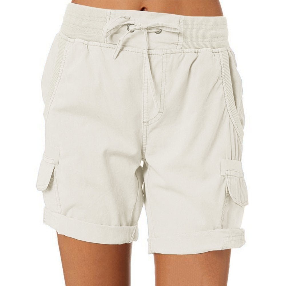 Mona | Korte broek met hoge taille