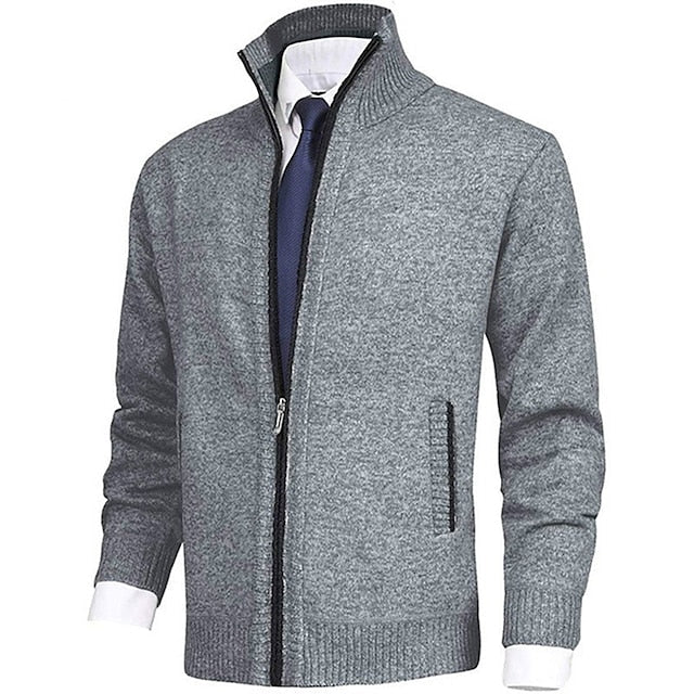 POLO - stijlvolle gebreide trui met rits voor heren (Italiaans design)