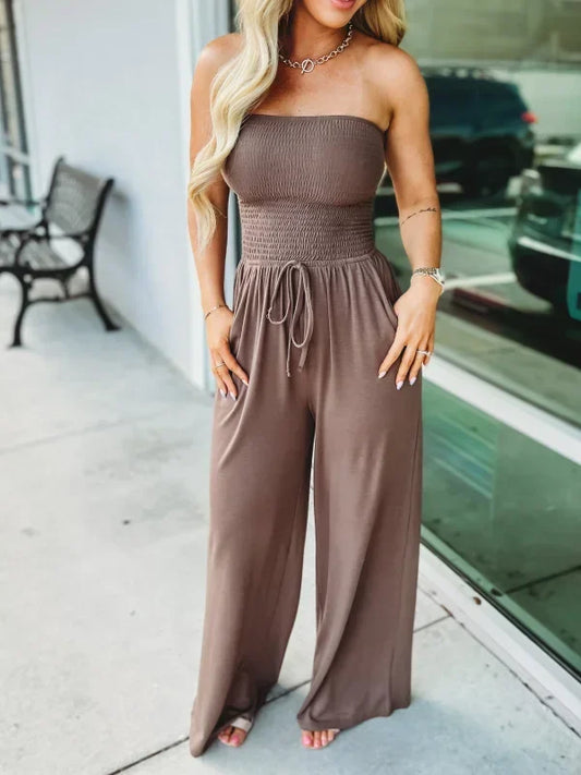 Zoe - Nieuwste strapless jumpsuit