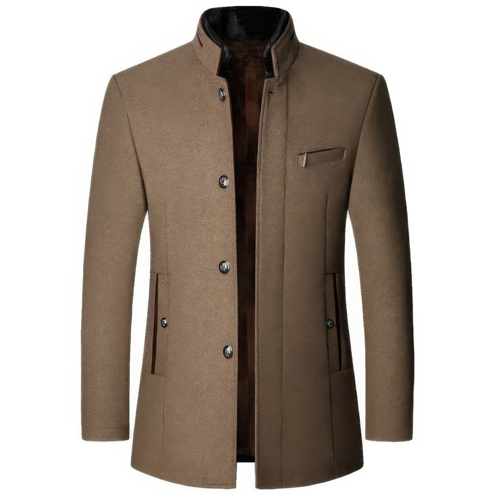 Axl- Heren kasjmier winter trenchcoat jas