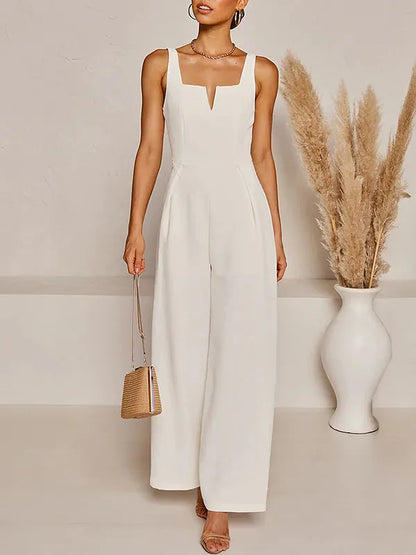 JUMPSUIT MET V-HALS