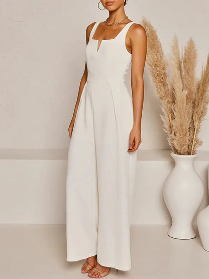 JUMPSUIT MET V-HALS