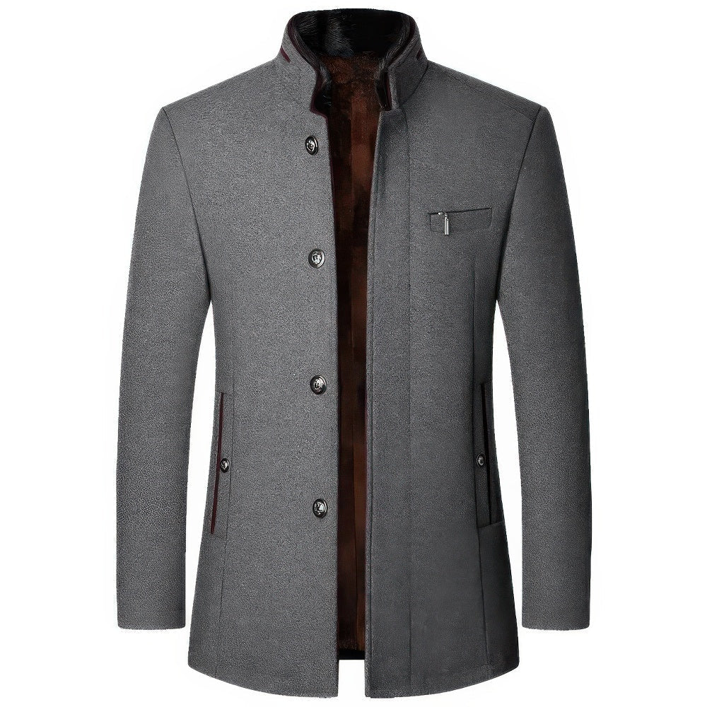 Axl- Heren kasjmier winter trenchcoat jas