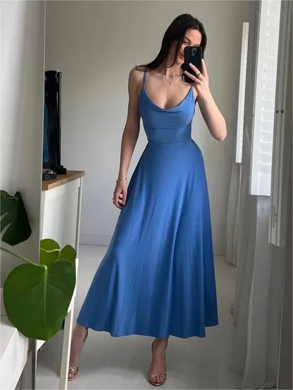 Lulah - gedrapeerde maxi-jurk