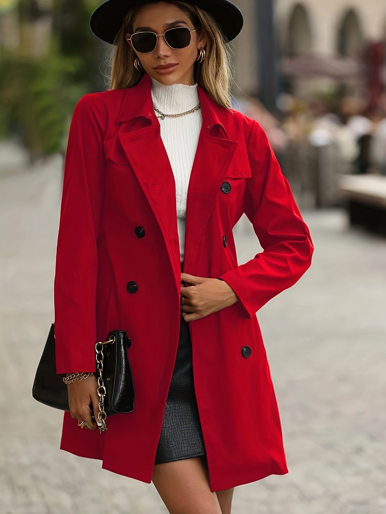 Stijlvolle winter trenchcoat voor dames - Myrthe