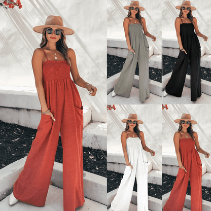 Elisa Jumpsuit met wijde pijpen