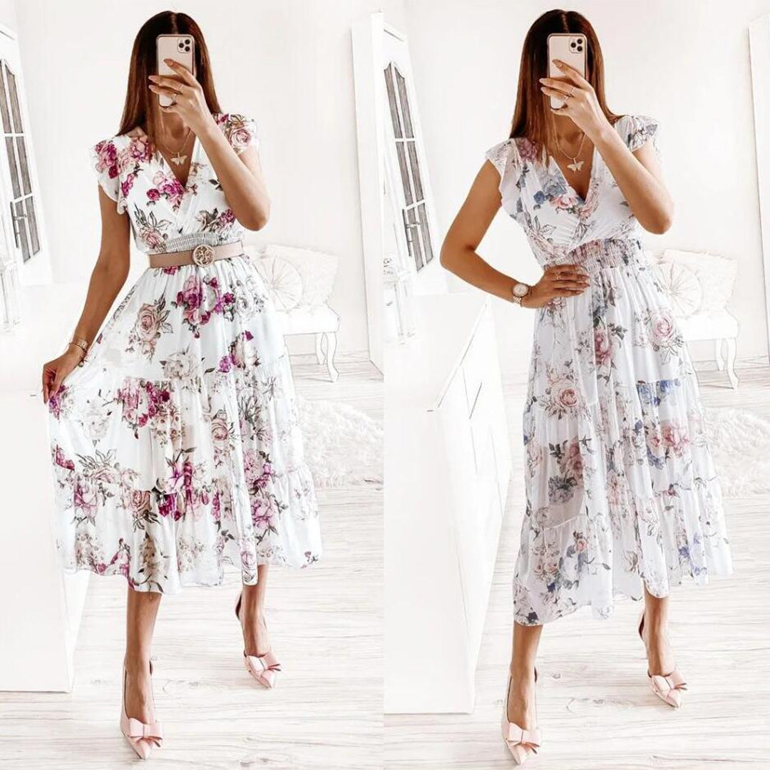 MELANY - Elegante midi jurk