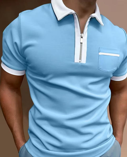 Harrison - Refined Charm Polo Shirt - Uniquely Elegant for Discerning Gentlemen