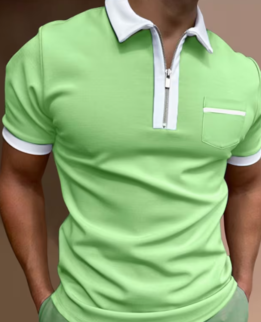 Harrison - Refined Charm Polo Shirt - Uniquely Elegant for Discerning Gentlemen