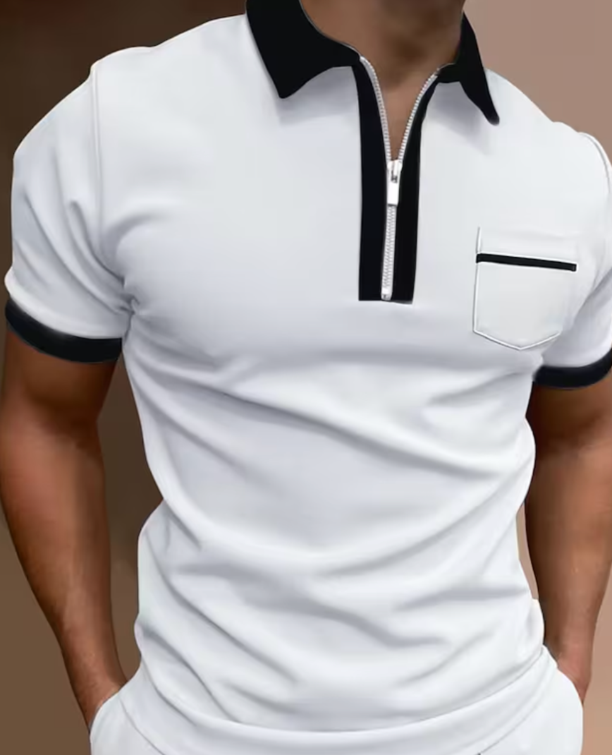 Harrison - Refined Charm Polo Shirt - Uniquely Elegant for Discerning Gentlemen