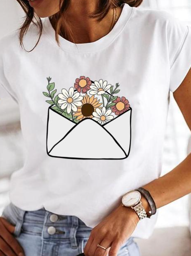 Courtney™ - Superstijlvol t-shirt met extravagante zomerdesigns