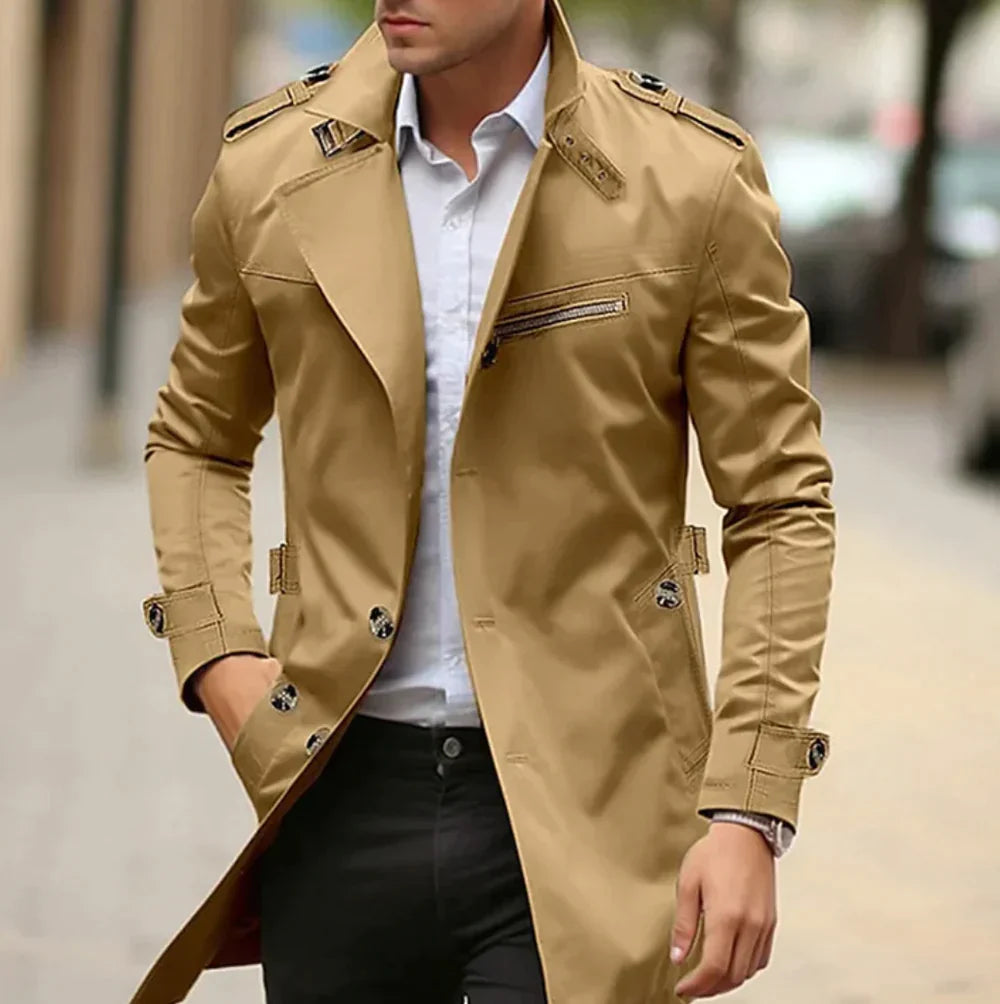 Elegante trenchcoat voor heren